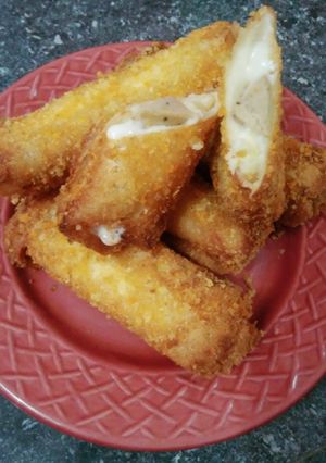 Foto resep Risoles roti tawar sosis mayo keju susu