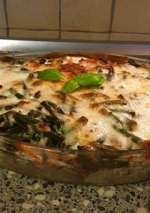 🧀Rakott zöldbab, csirkemellből, besamel mártással🍽 recept fotója