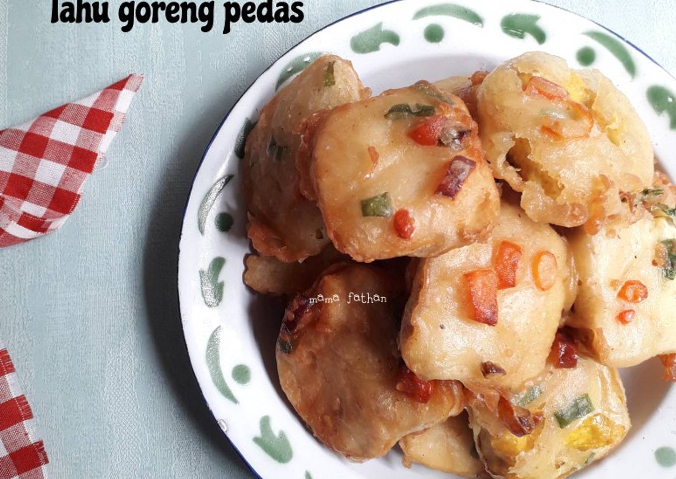 Tahu goreng pedas