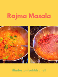 A picture of Rajma Masala.