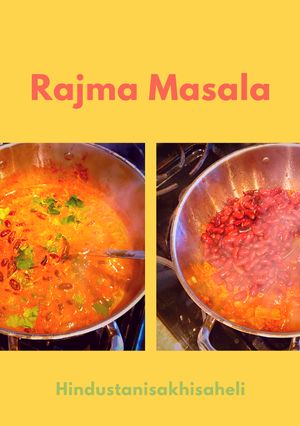A picture of Rajma Masala.