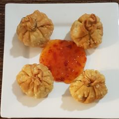 A picture of Ground beef and Cabbage pockets.