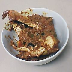 A picture of Crab Masala.