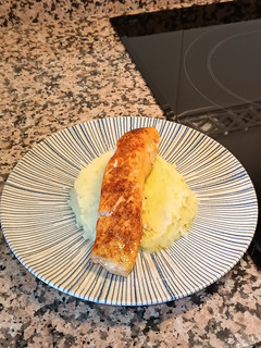 Una foto de Salmón Cookpad en Airfryer