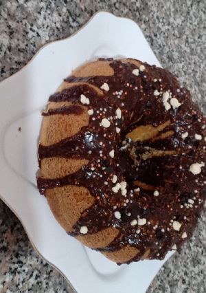 صورة لوصفة الكيكة العجيبة خفيفة ولذيذة امممممم