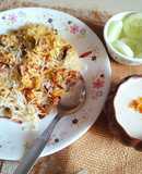 Jackfruit Biryani with Burani raita
