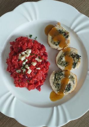Foto de Risoto de Beterraba