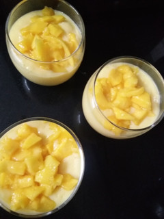A picture of Mango shake.