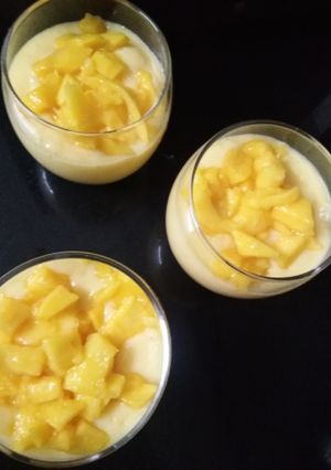 A picture of Mango shake.