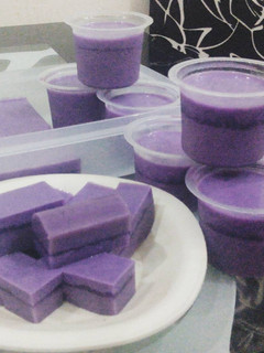 Foto resep Puding susu ubi ungu