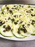 Carpaccio de zucchini