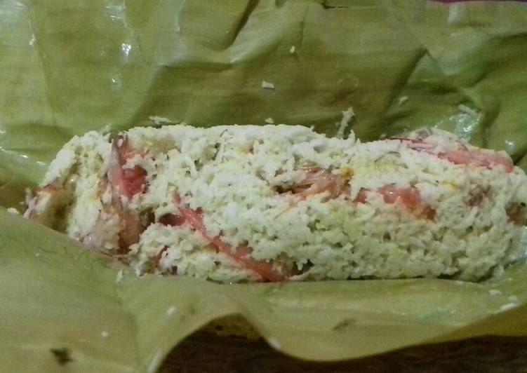 Resep Pepes udang klapa Anti Gagal