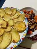 Patate al microonde + insalata di ceci, cavolo rosso e carote 🥔🥗👩🏼‍🌾
