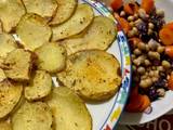 Patate al microonde + insalata di ceci, cavolo rosso e carote 🥔🥗👩🏼‍🌾