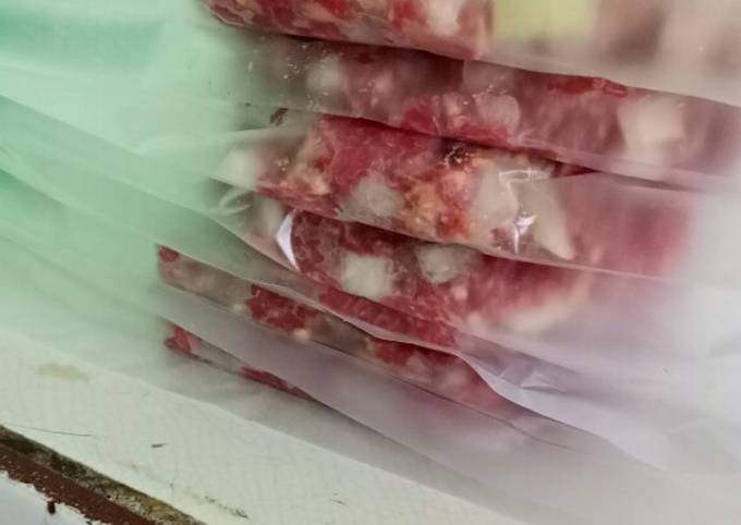 Resep: Beef Patty Burger Ekonomis Untuk Dijual