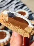 🫖 Galletitas rellenas con dulce de leche o dulce de frambuesa 🫖Masa de mantequilla de maní al cacao