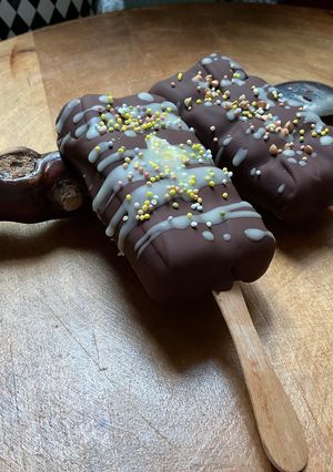 Une photo de 🧁🍭Glace Chocolat 🍫 Facile 🍨🍦