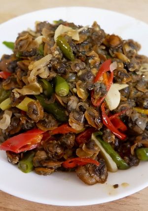 Foto resep Tumis kerang saus tiram