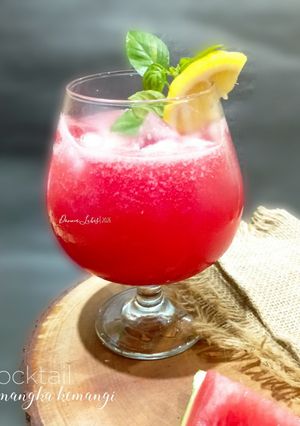 Foto resep Mocktail Semangka Kemangi