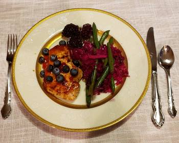 Popular Recipe BlackberrySauced Pork Chops Restaurant Style