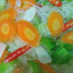 รูปของ Tumis oyong,wortel sama soun