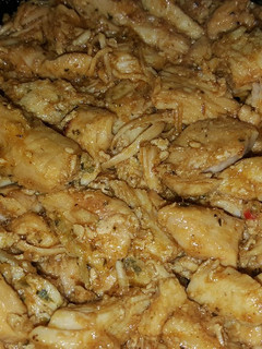Una foto de Fajitas de pechugas de pollo con miel y BBQ