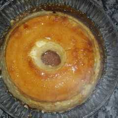 Una foto de Flan casero
