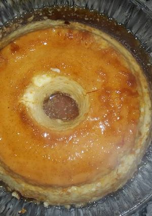 Una foto de Flan casero