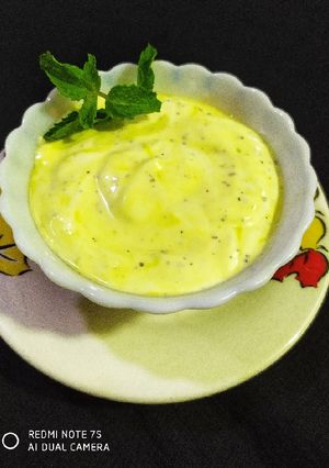 A picture of Mustard Mayonnaise Homemade Veg Mayonnaise.