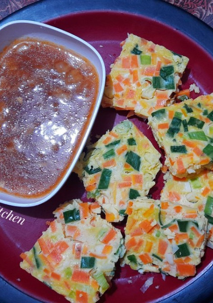 Foto resep Telur Kukus Saos Jamur
