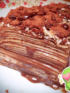 Foto resep Mille crepes My Vla Milo keju