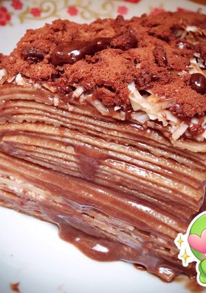 Foto resep Mille crepes My Vla Milo keju