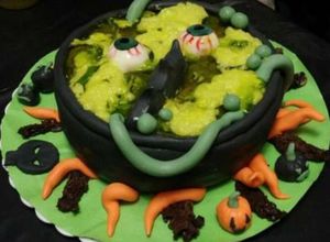 Una foto de Torta de Halloween