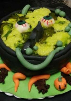 Una foto de Torta de Halloween