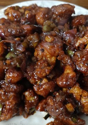 A picture of Dry Gobhi Manchurian.