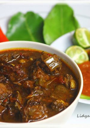 Foto resep Rawon daging ala chef Lidya