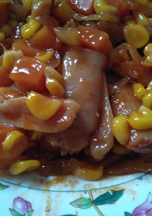 Foto resep Sosis Wortel Jagung Tumis Saos