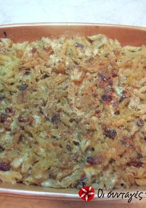 Φωτογραφία της συνταγής Πένες γκρατιναρισμένες στον φούρνο με κουνουπίδι