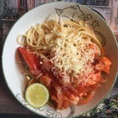 Spagetti seafood-salmon রেসিপির প্রধান ছবি
