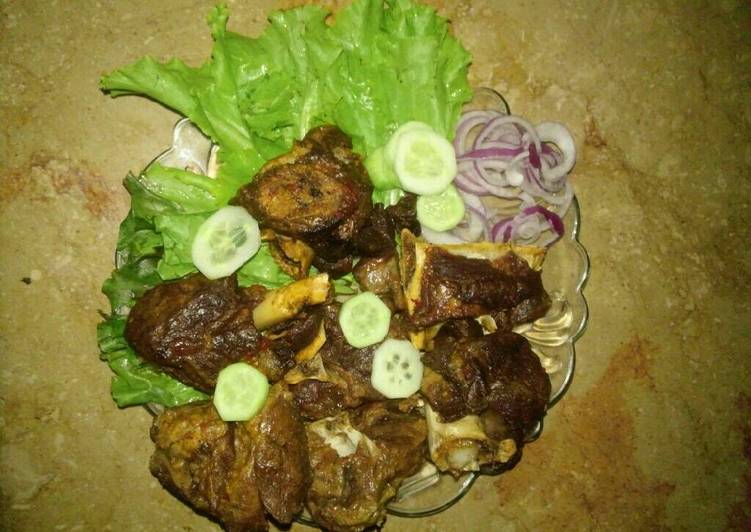 Recipe of Quick Spicy Fry Steam Mutton