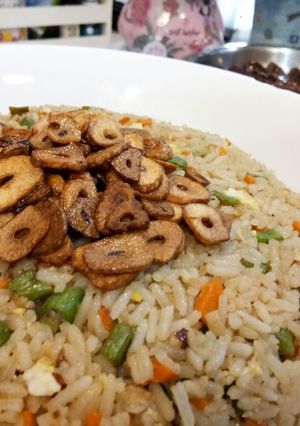 A picture of Garlic Fried Rice.
