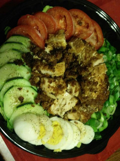 A picture of Panko Fried Chicken Salad.