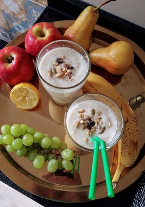 Une photo de Smoothie Poire & Straciatella