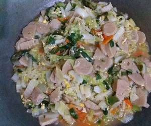 Praktis Menyajikan Orak arik bakso sawi Mantul Banget Praktis Menyajikan Orak arik bakso sawi Mantul Banget
