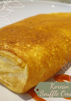 Foto resep Korean Souffle Omlette (Telur Dadar Lembut Ala Korea)