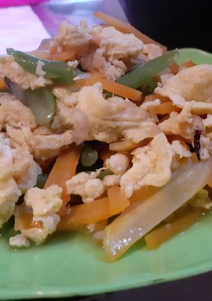 Foto resep Wortel buncis telur