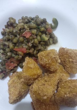 A picture of Turmeric sweet potato #themechallenge.