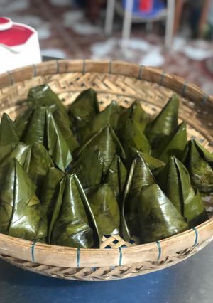 Hình của món Bánh ít nhân dừa miền tây.