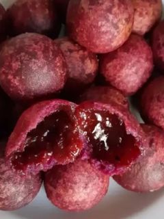 Foto resep Bola bola ubi ungu kopong
