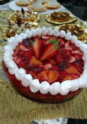 صورة لوصفة فلان الفواكه بذوق الفراولة